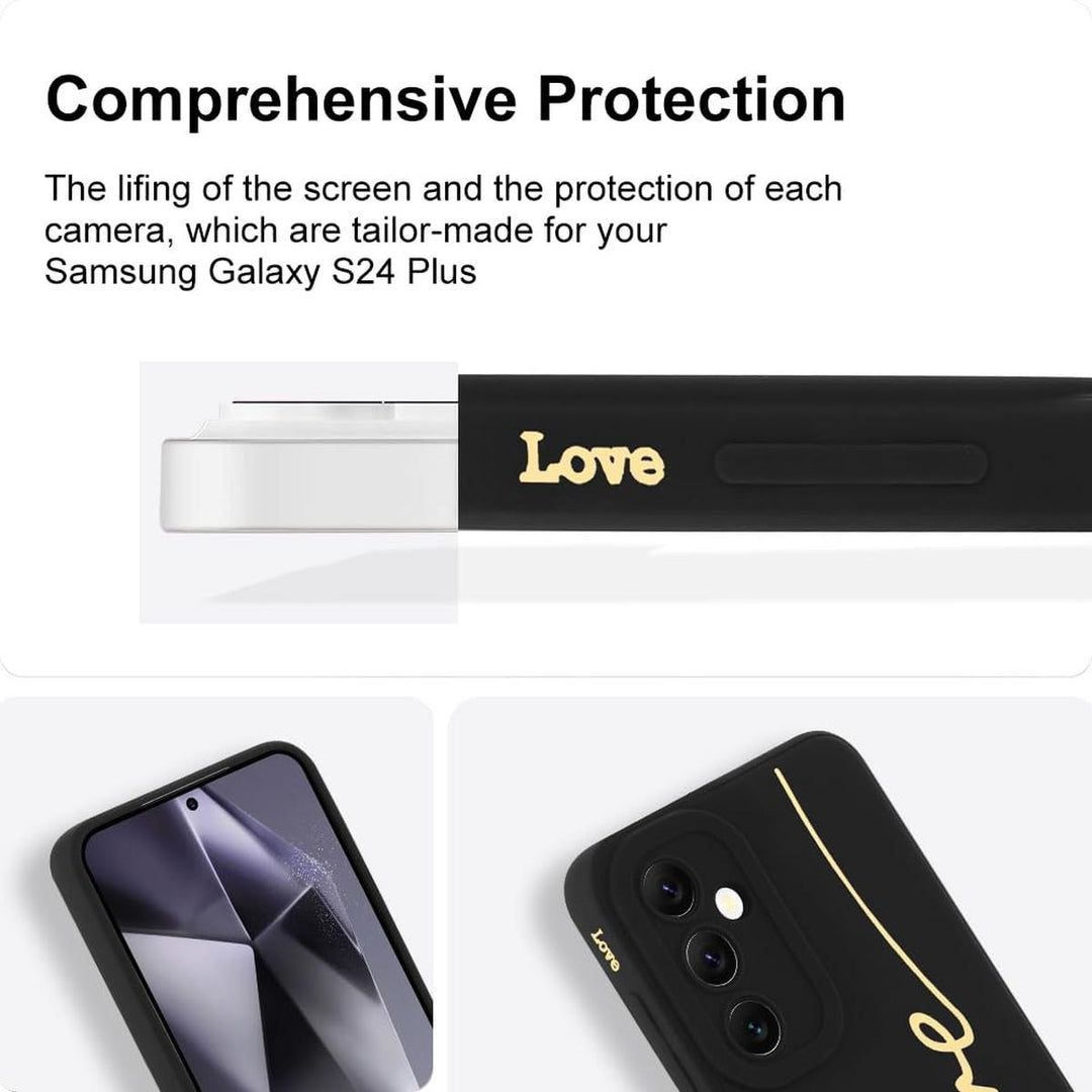MOWIME Love Letter Case for Galaxy S24 Ultra - Black - DOKUTRONIX