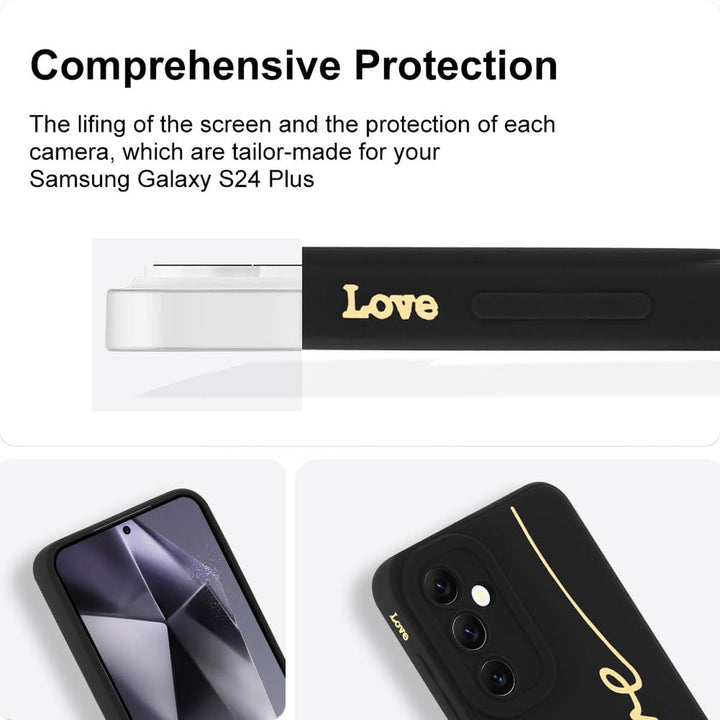 MOWIME Love Letter Case for Galaxy S24 Ultra - Black - DOKUTRONIX