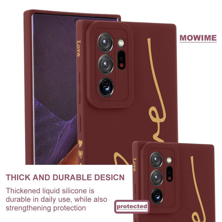 MOWIME Love Letter Case for Galaxy S24 Ultra - Black - DOKUTRONIX