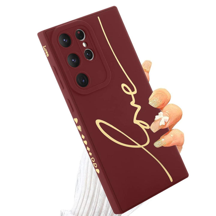 MOWIME Love Letter Case for Galaxy S24 Ultra - Black - DOKUTRONIX