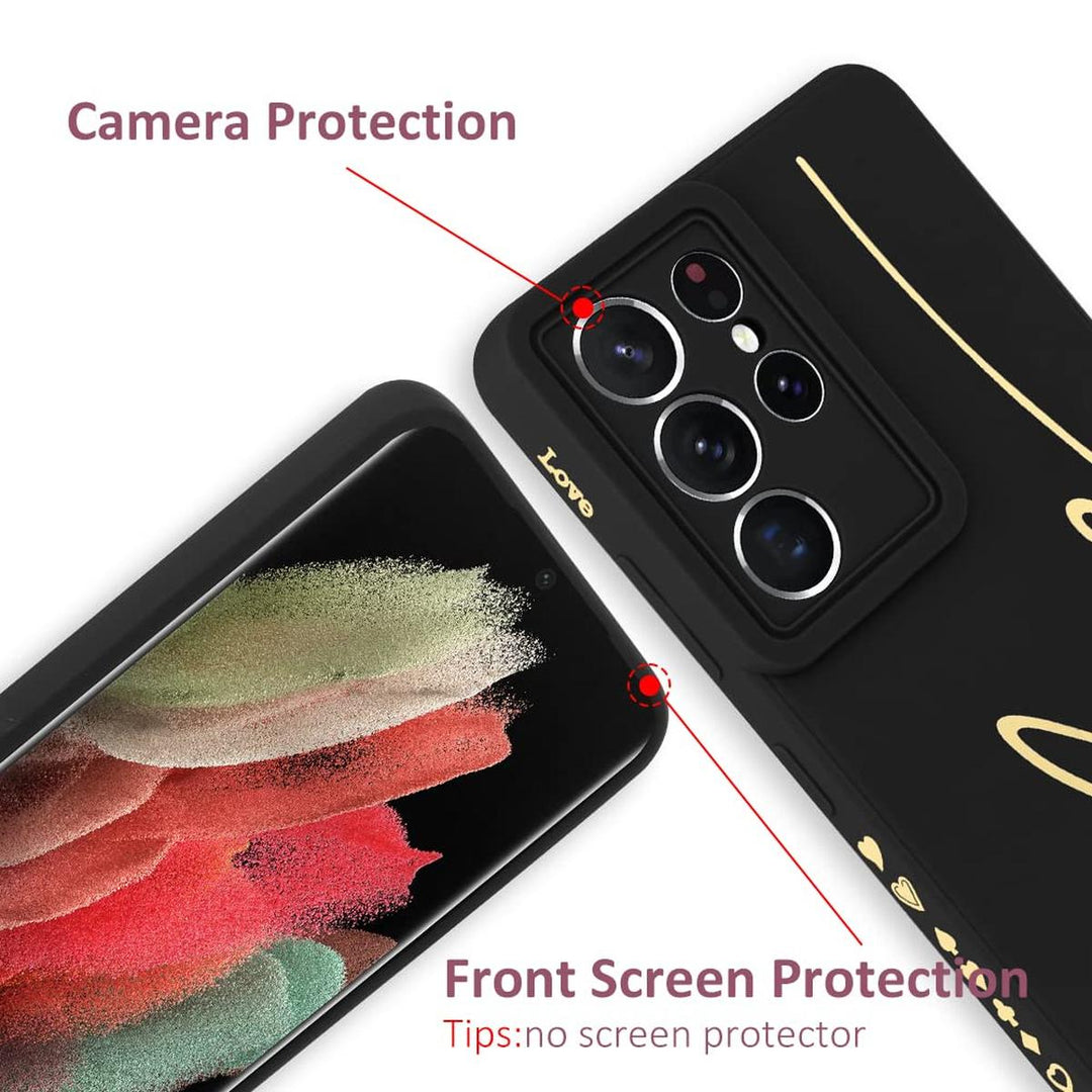 MOWIME Love Letter Case for Galaxy S24 Ultra - Black - DOKUTRONIX