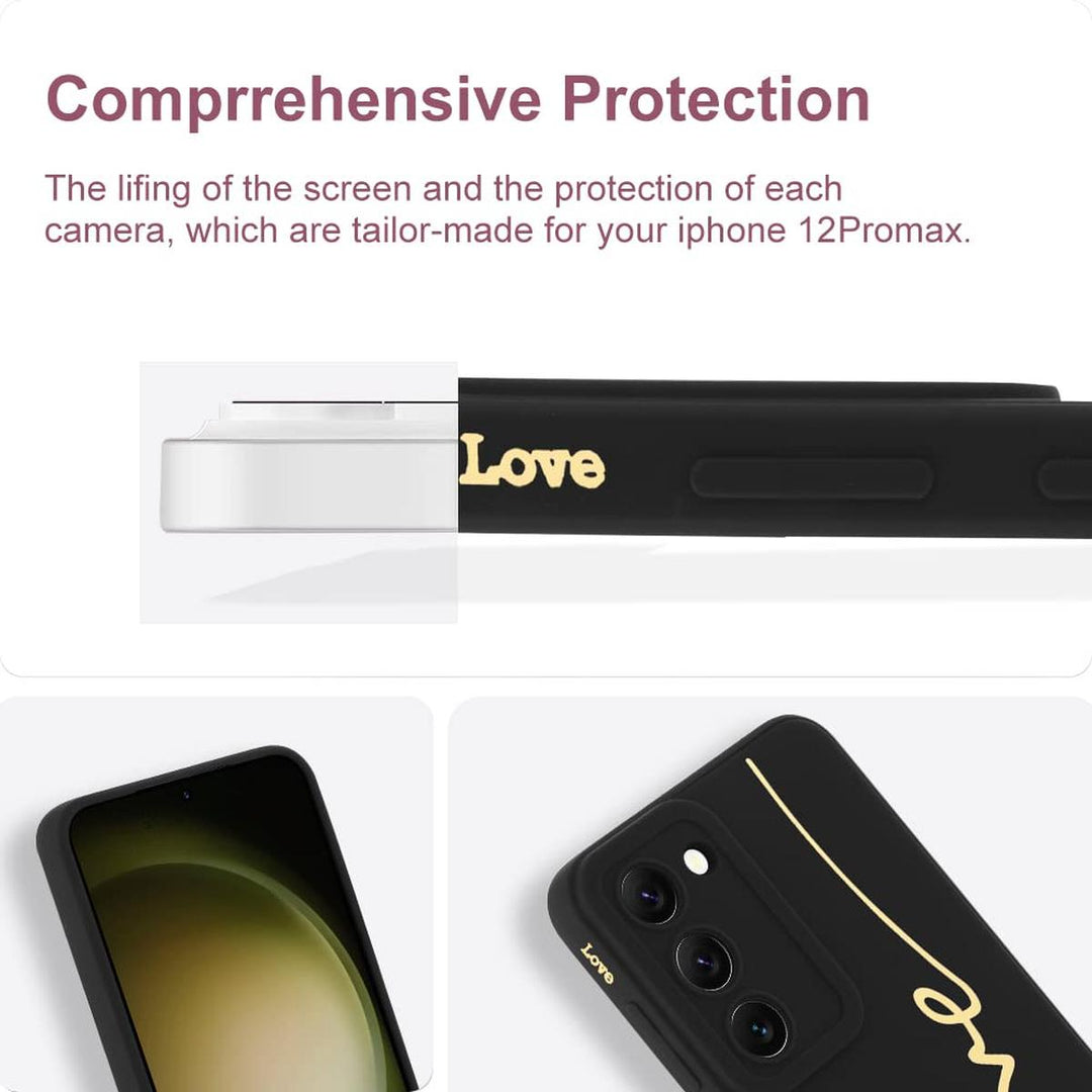 MOWIME Love Letter Case for Galaxy S24 Ultra - Black - DOKUTRONIX
