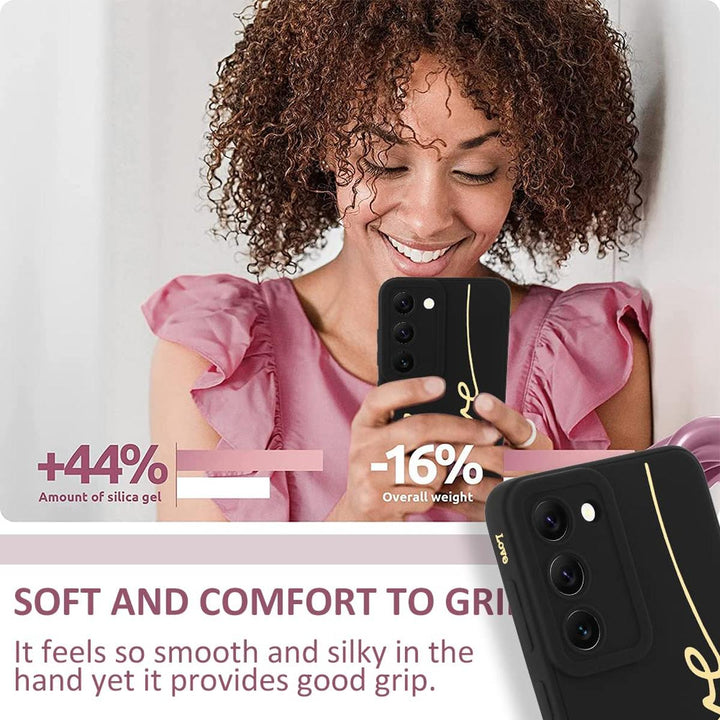 MOWIME Love Letter Case for Galaxy S24 Ultra - Black - DOKUTRONIX