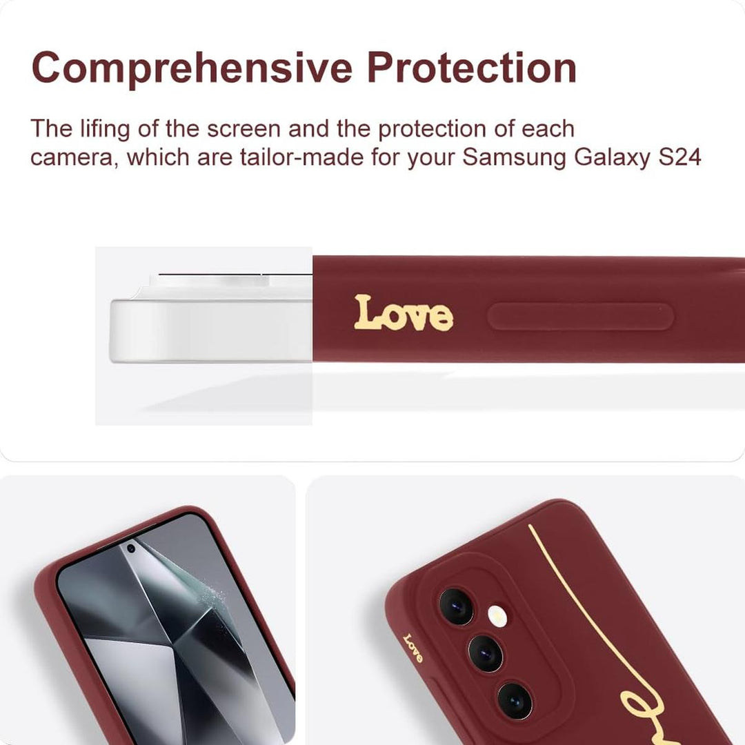 MOWIME Love Letter Case for Galaxy S24 Ultra - Black - DOKUTRONIX
