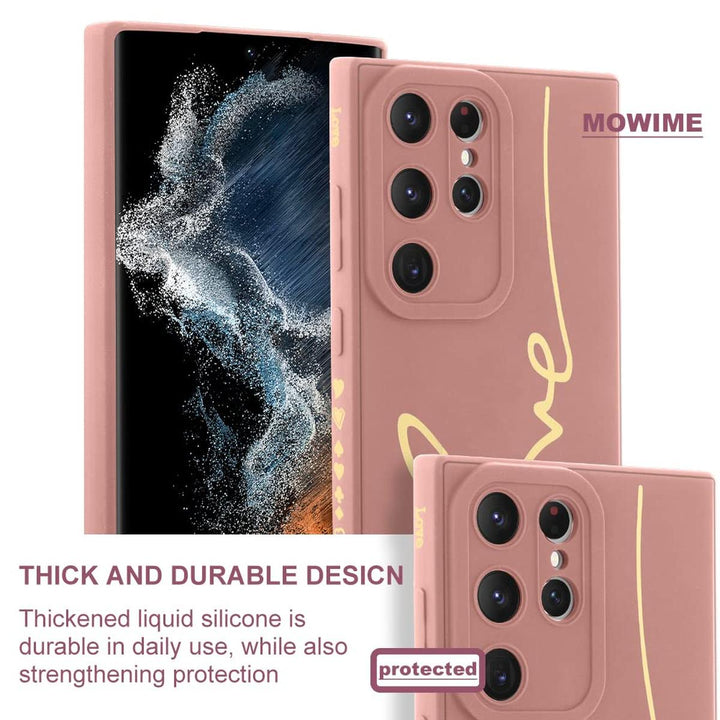 MOWIME Love Letter Case for Galaxy S24 Ultra - Black - DOKUTRONIX