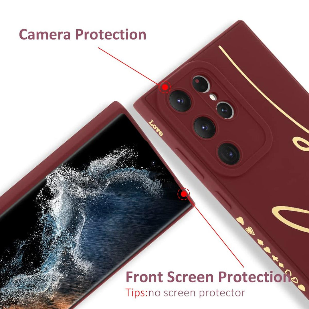 MOWIME Love Letter Case for Galaxy S24 Ultra - Black - DOKUTRONIX