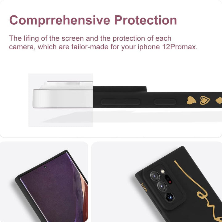 MOWIME Love Letter Case for Galaxy S24 Ultra - Black - DOKUTRONIX