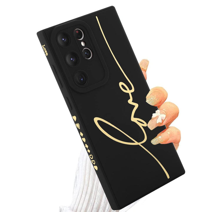 MOWIME Love Letter Case for Galaxy S24 Ultra - Black - DOKUTRONIX