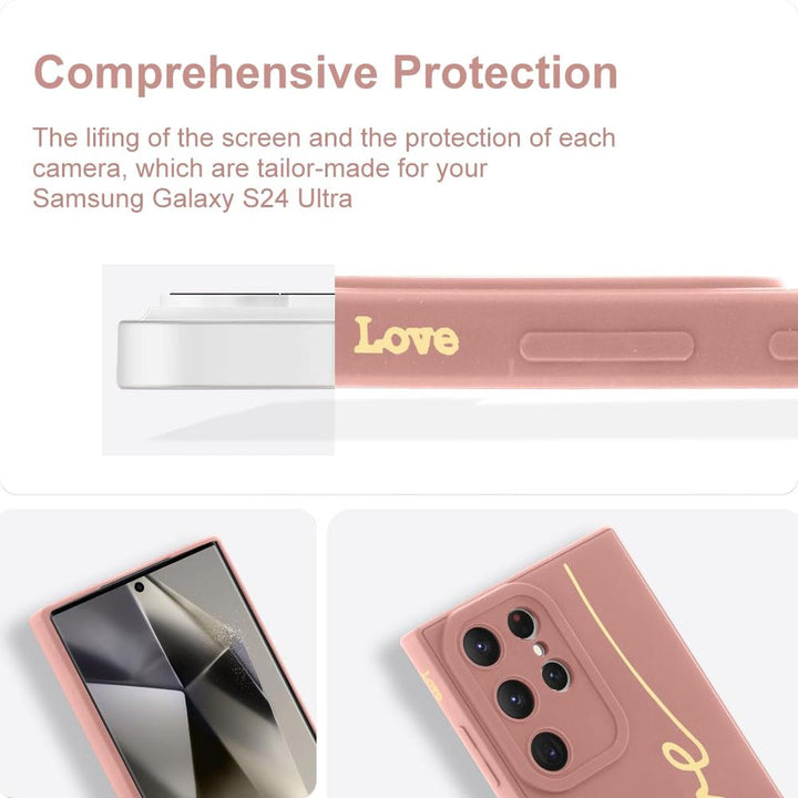 MOWIME Love Letter Case for Galaxy S24 Ultra - Black - DOKUTRONIX