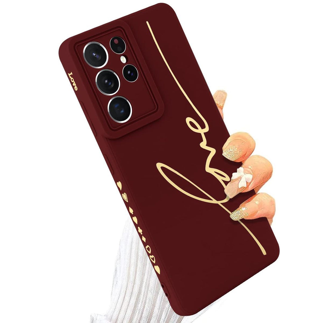 MOWIME Love Letter Case for Galaxy S24 Ultra - Black - DOKUTRONIX