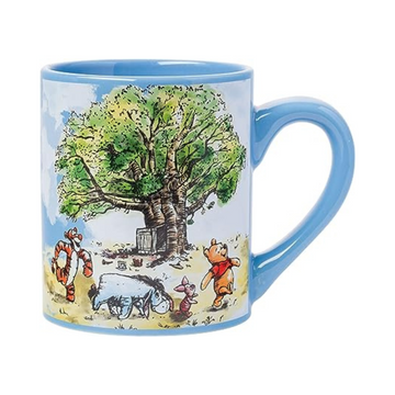 Winnie the Pooh Group Walk Ceramic Coffee Mug - 14 Ounces
