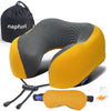 NapFun DreamFoam Travel Neck Pillow - Yellow Medium