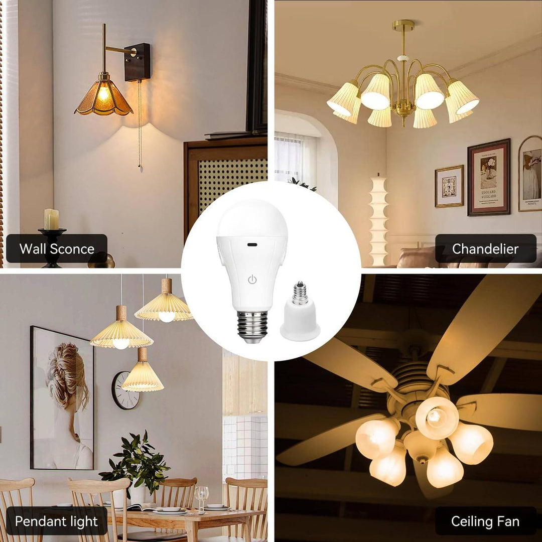 MagicGlow Remote LED Bulbs - 3 Colors, Dimmable Duo - DOKUTRONIX
