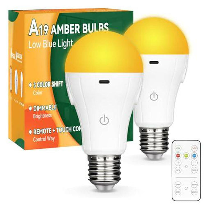 MagicGlow Remote LED Bulbs - 3 Colors, Dimmable Duo - DOKUTRONIX