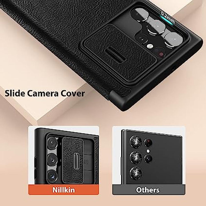 Nillkin S23 Ultra Wallet Case (Black) - DOKUTRONIX