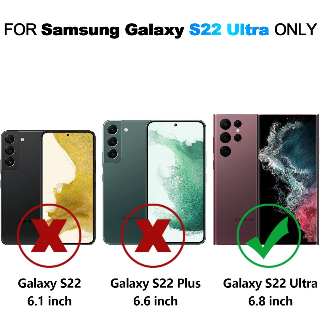 Nvollnoe Card Case for Samsung S22 Ultra - DOKUTRONIX