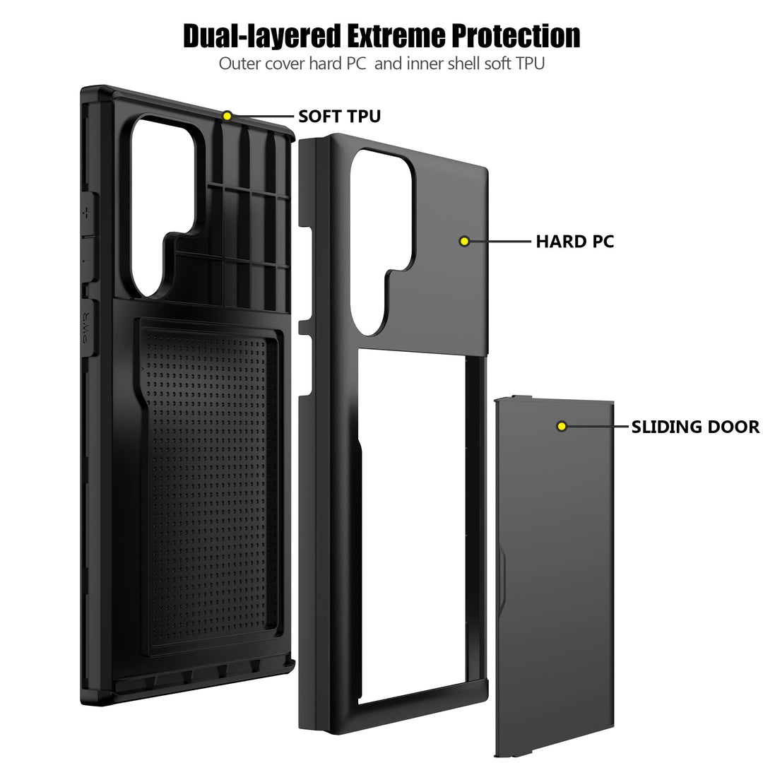 Nvollnoe Card Case for Samsung S22 Ultra - DOKUTRONIX