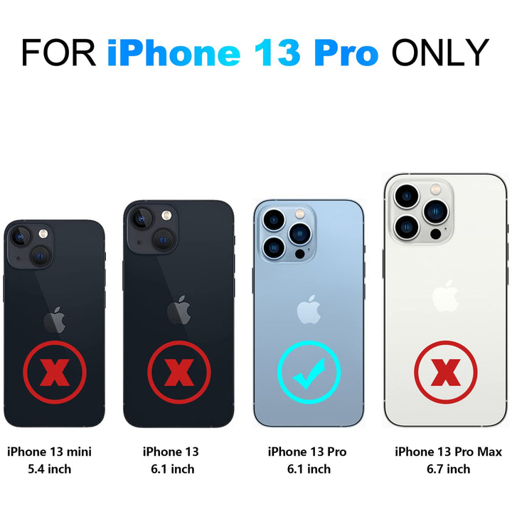 Nvollnoe Heavy Duty Wallet Case for iPhone 13 Pro - DOKUTRONIX