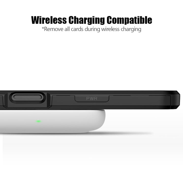 Nvollnoe iPhone 16 Pro Wallet Case - Heavy Duty Black - DOKUTRONIX