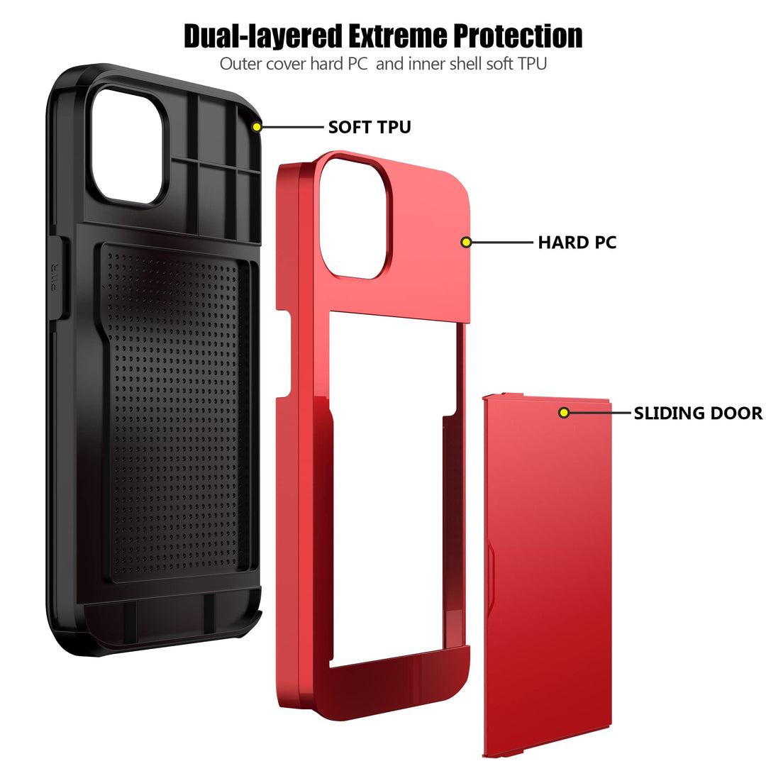 Nvollnoe Pro Wallet Case for iPhone 13 - DOKUTRONIX