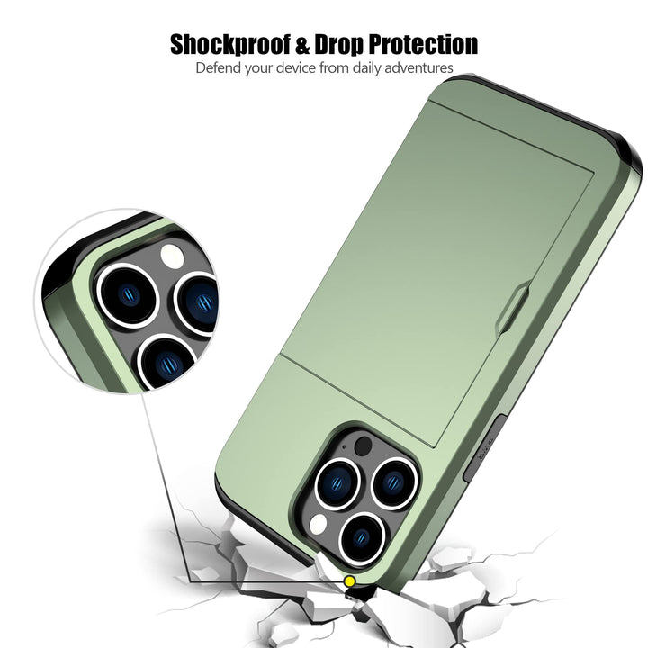 Nvollnoe Slim iPhone 13 Pro Card Holder Case - DOKUTRONIX