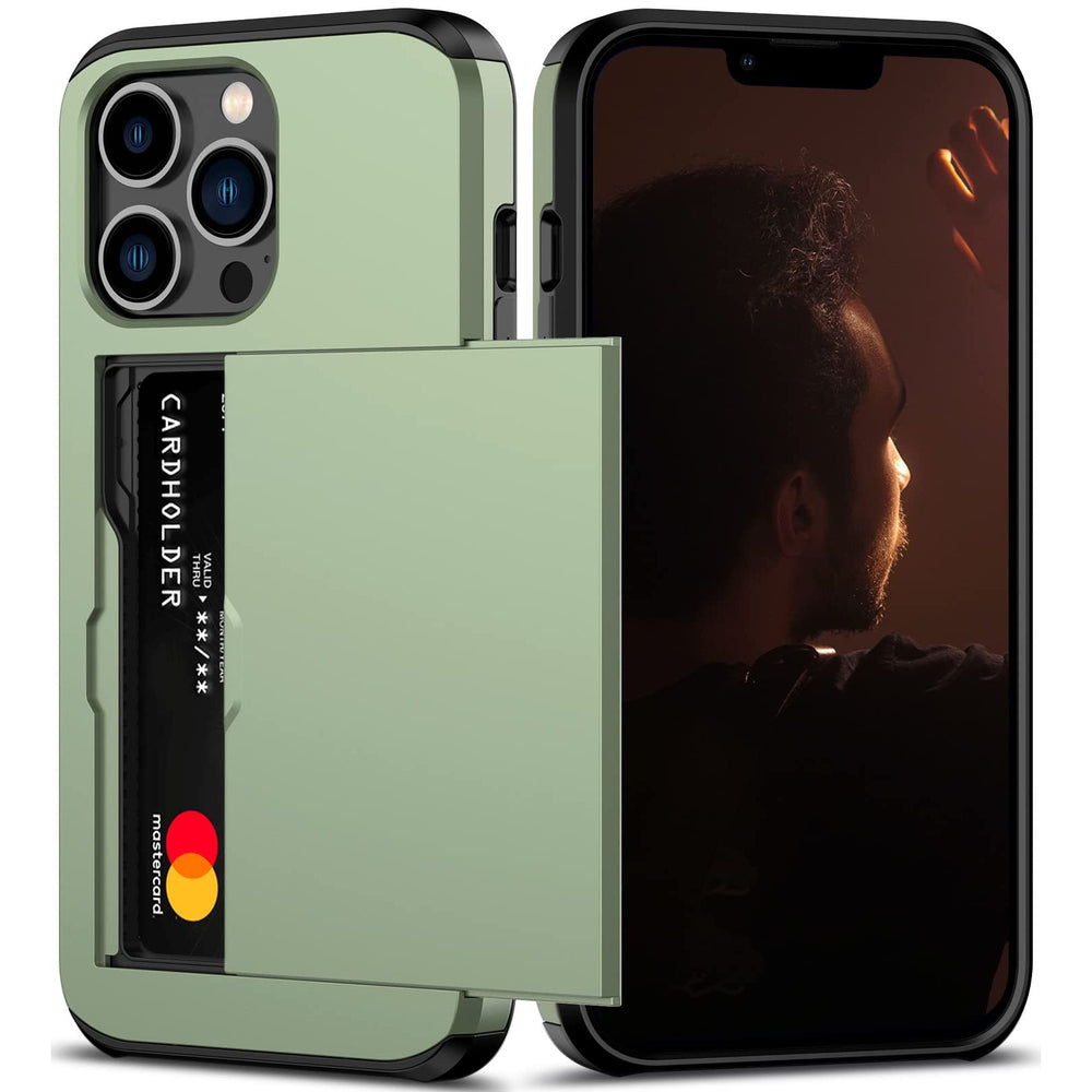 Nvollnoe Slim iPhone 13 Pro Card Holder Case - DOKUTRONIX