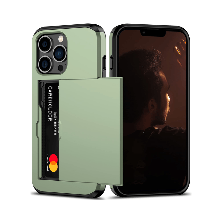 Nvollnoe Slim iPhone 13 Pro Card Holder Case - DOKUTRONIX