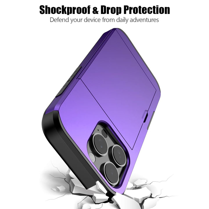 Nvollnoe Slim Shockproof Wallet Case for iPhone 16 Pro - DOKUTRONIX