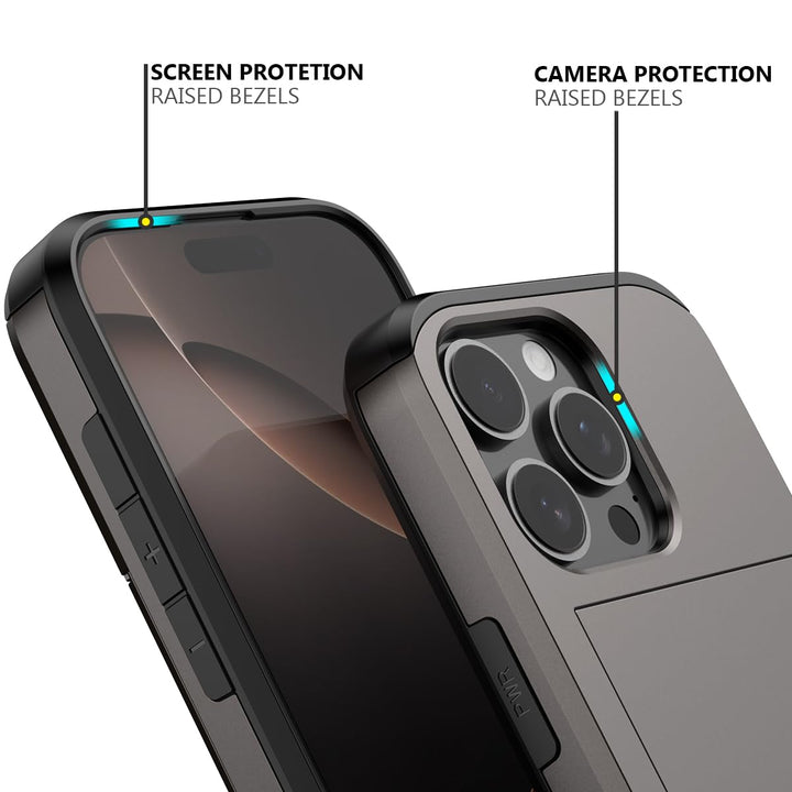 Nvollnoe SlimShield Wallet Case for iPhone 16 Pro - DOKUTRONIX