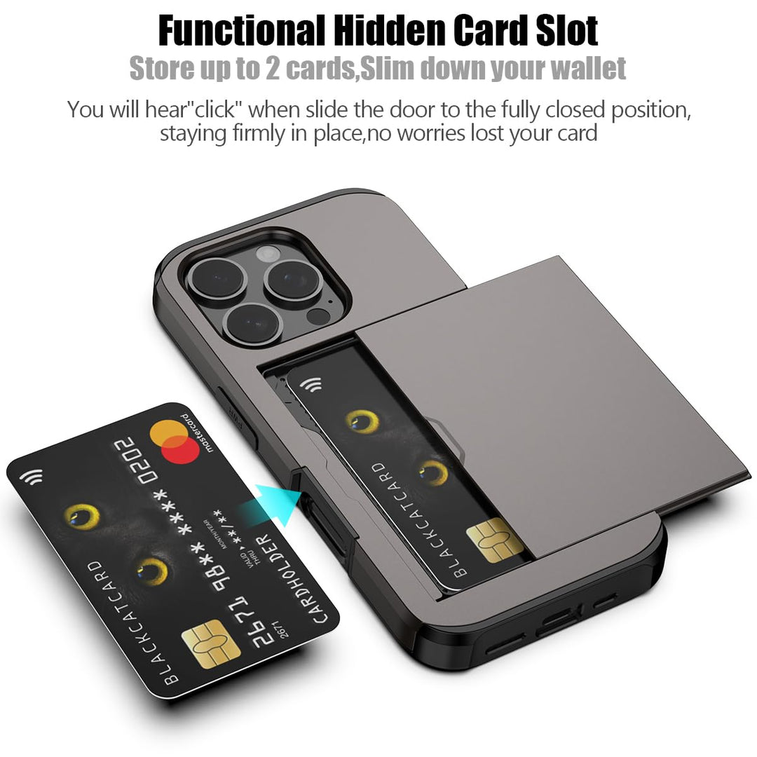 Nvollnoe SlimShield Wallet Case for iPhone 16 Pro - DOKUTRONIX