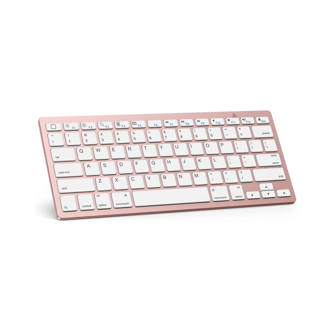 Pink Gold Bluetooth Keyboard - DOKUTRONIX