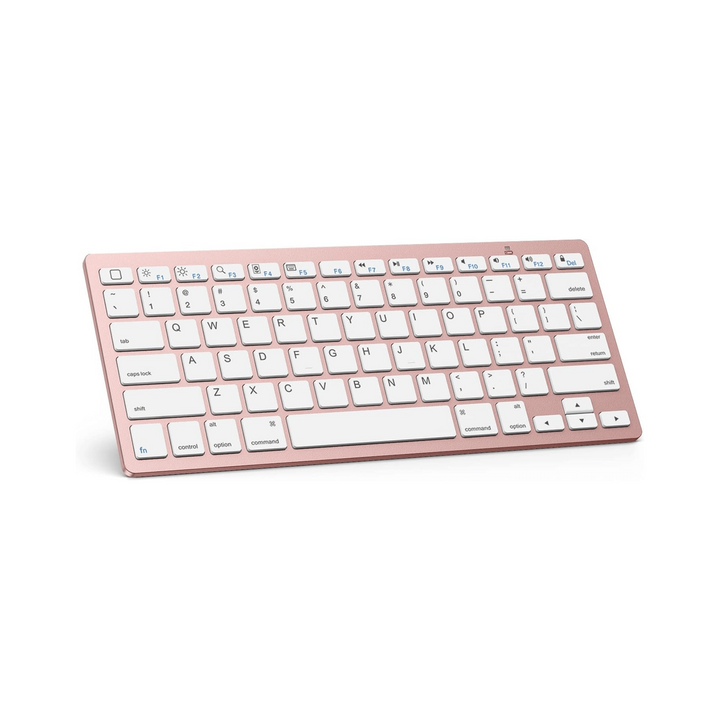 Pink Gold Bluetooth Keyboard - DOKUTRONIX