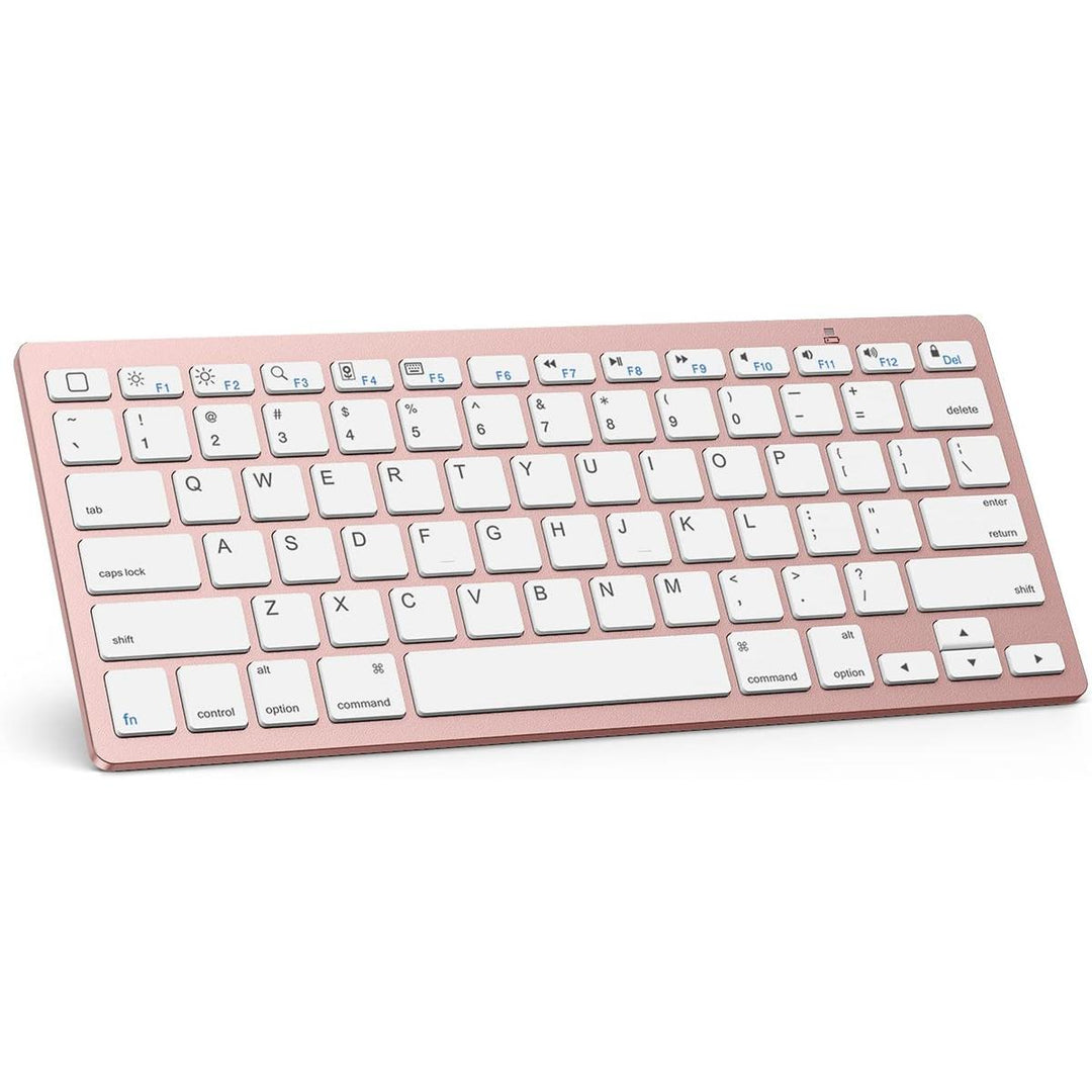 Pink Gold Bluetooth Keyboard - DOKUTRONIX