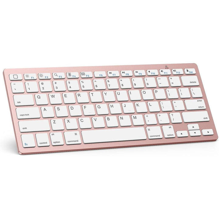 Pink Gold Bluetooth Keyboard - DOKUTRONIX