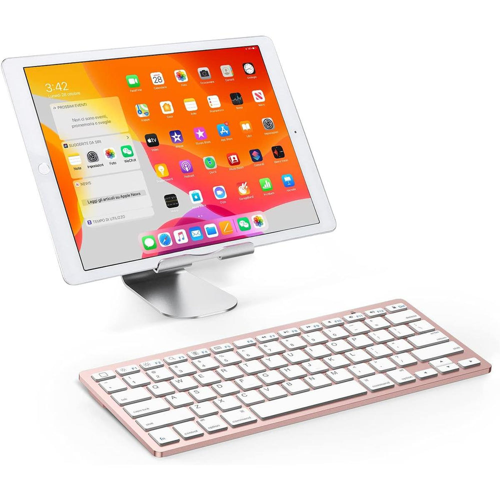 Pink Gold Bluetooth Keyboard - DOKUTRONIX