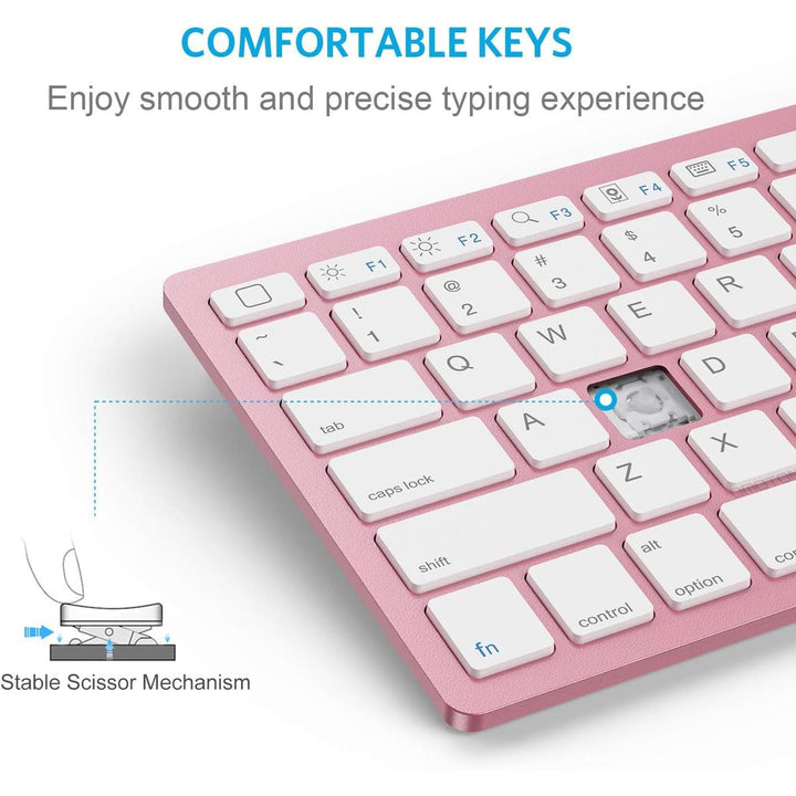 RoseGold Blūtooth Keyboard: Elegance Meets Function - DOKUTRONIX