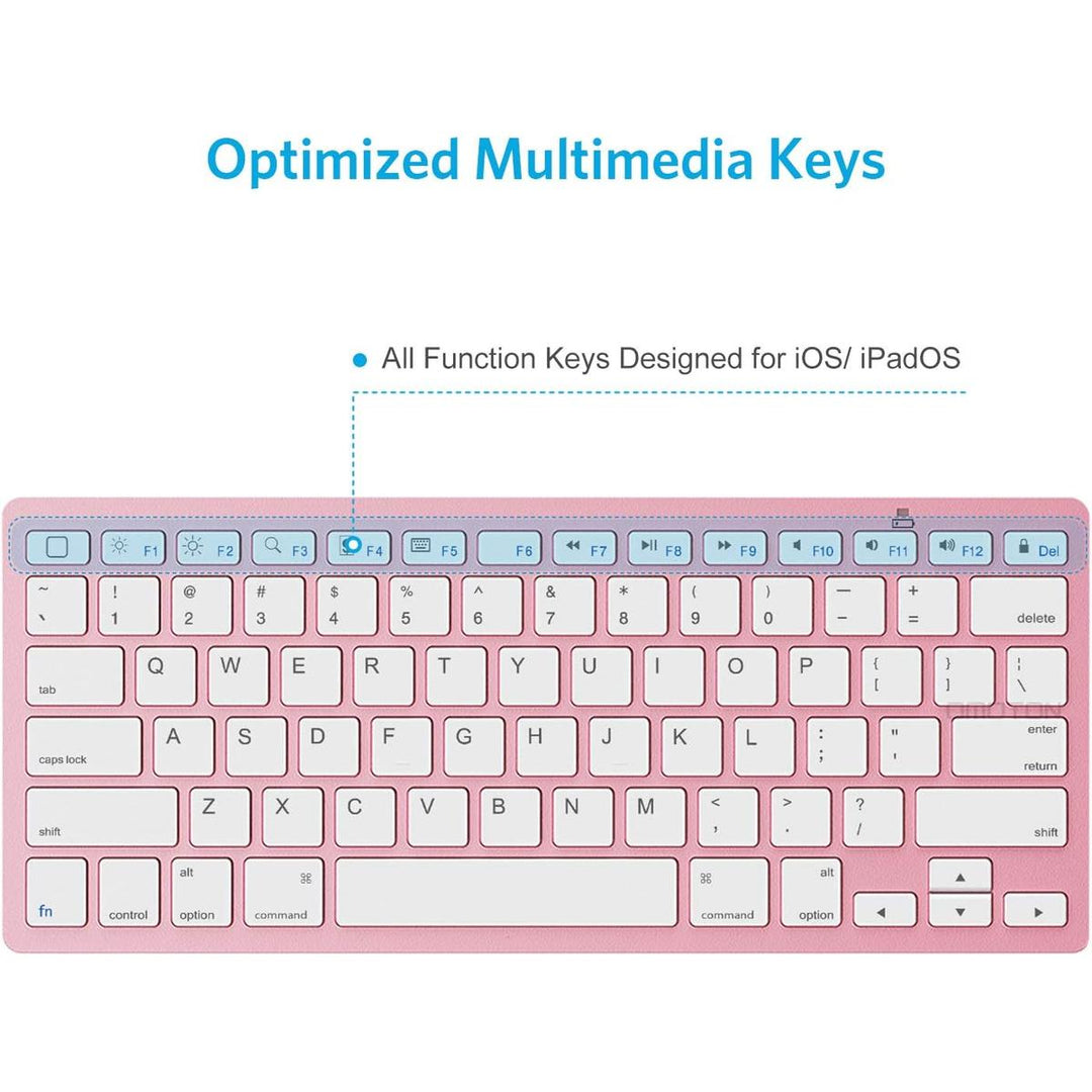 RoseGold Blūtooth Keyboard: Elegance Meets Function - DOKUTRONIX