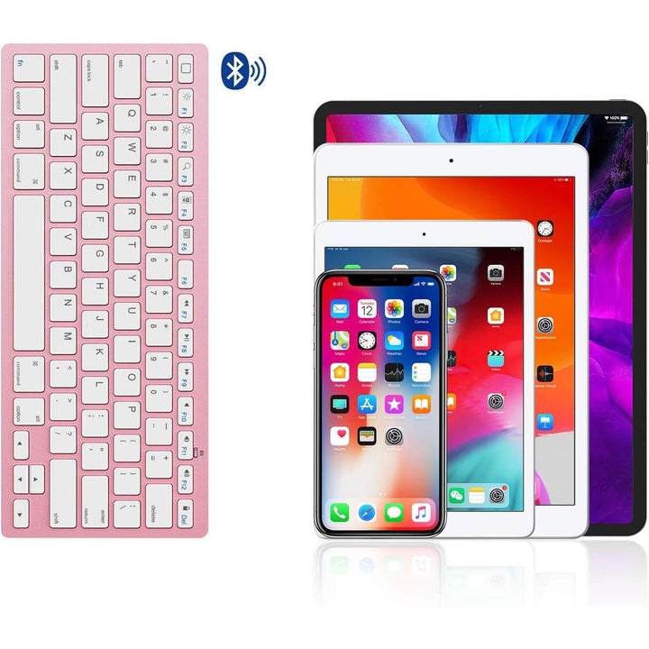 RoseGold Blūtooth Keyboard: Elegance Meets Function - DOKUTRONIX
