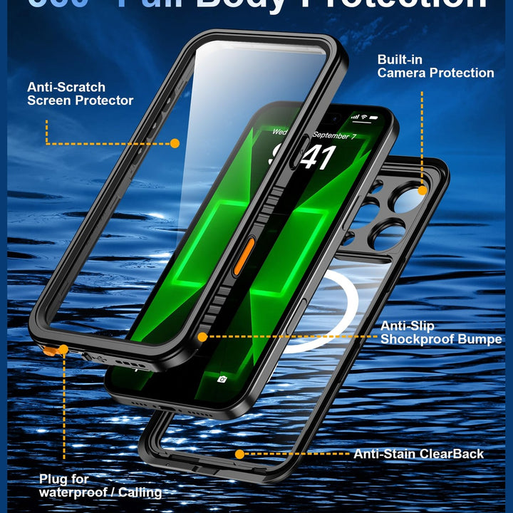 Oneagle IP68 MagSafe Waterproof iPhone 16 Plus Case - DOKUTRONIX