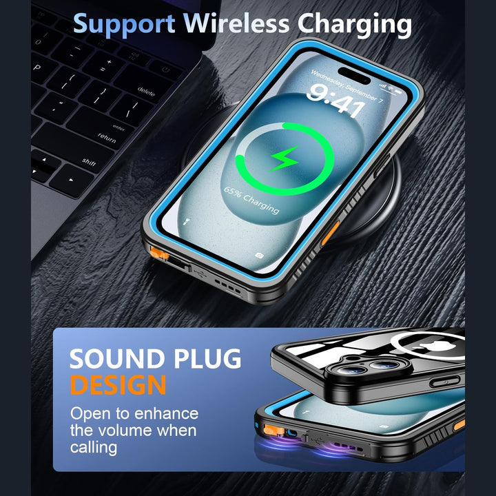 Oneagle IP68 MagSafe Waterproof iPhone 16 Plus Case - DOKUTRONIX