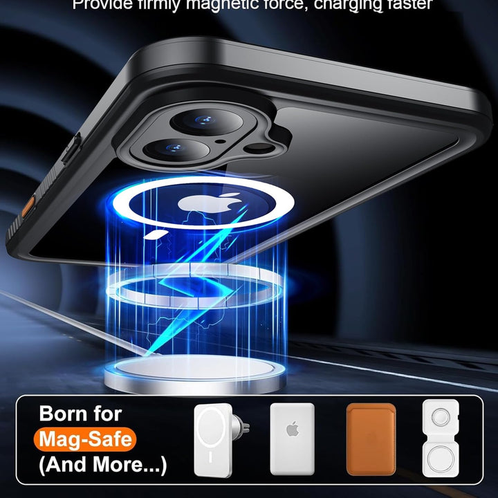 Oneagle IP68 MagSafe Waterproof iPhone 16 Plus Case - DOKUTRONIX