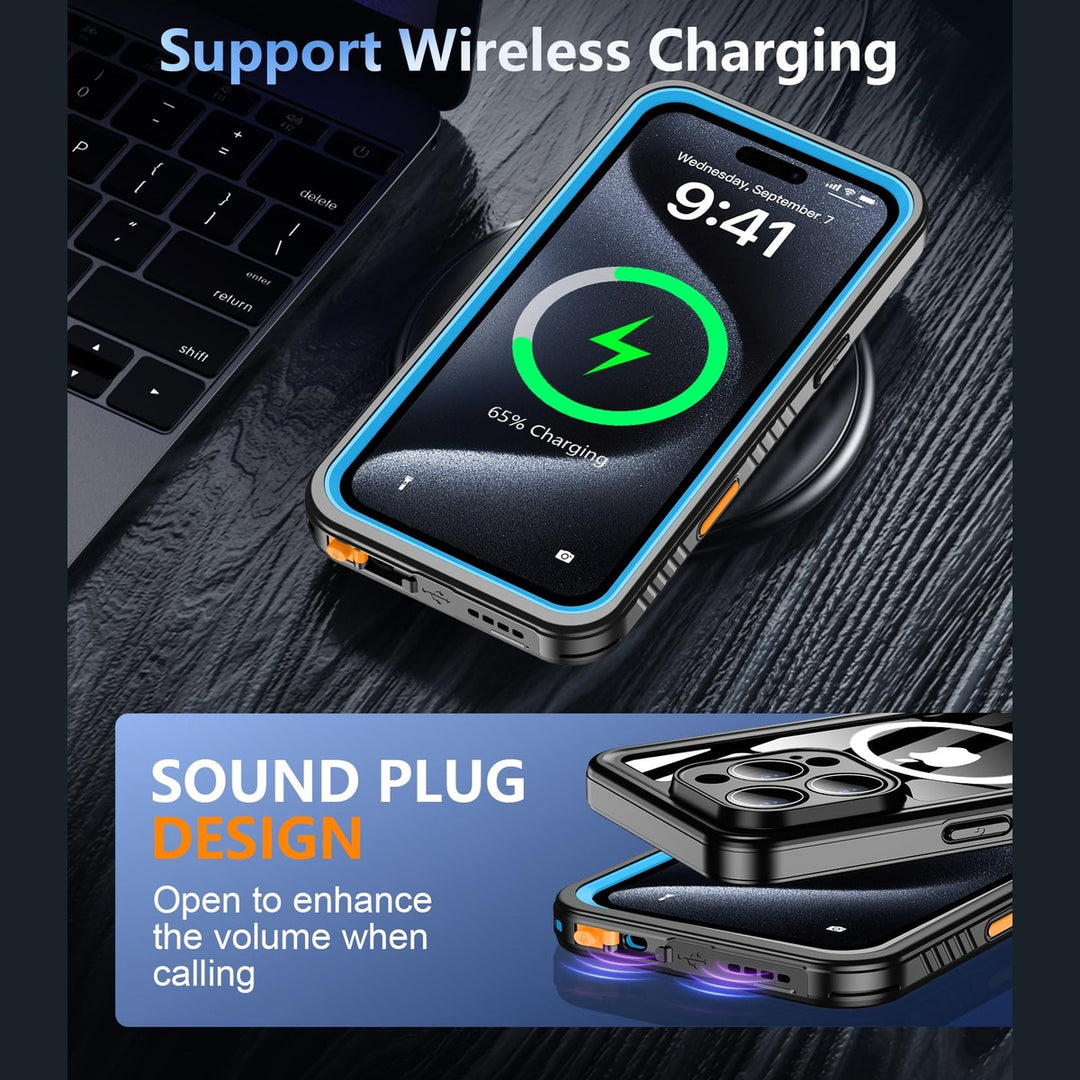 Oneagle IP68 MagSafe Waterproof iPhone 16 Plus Case - DOKUTRONIX