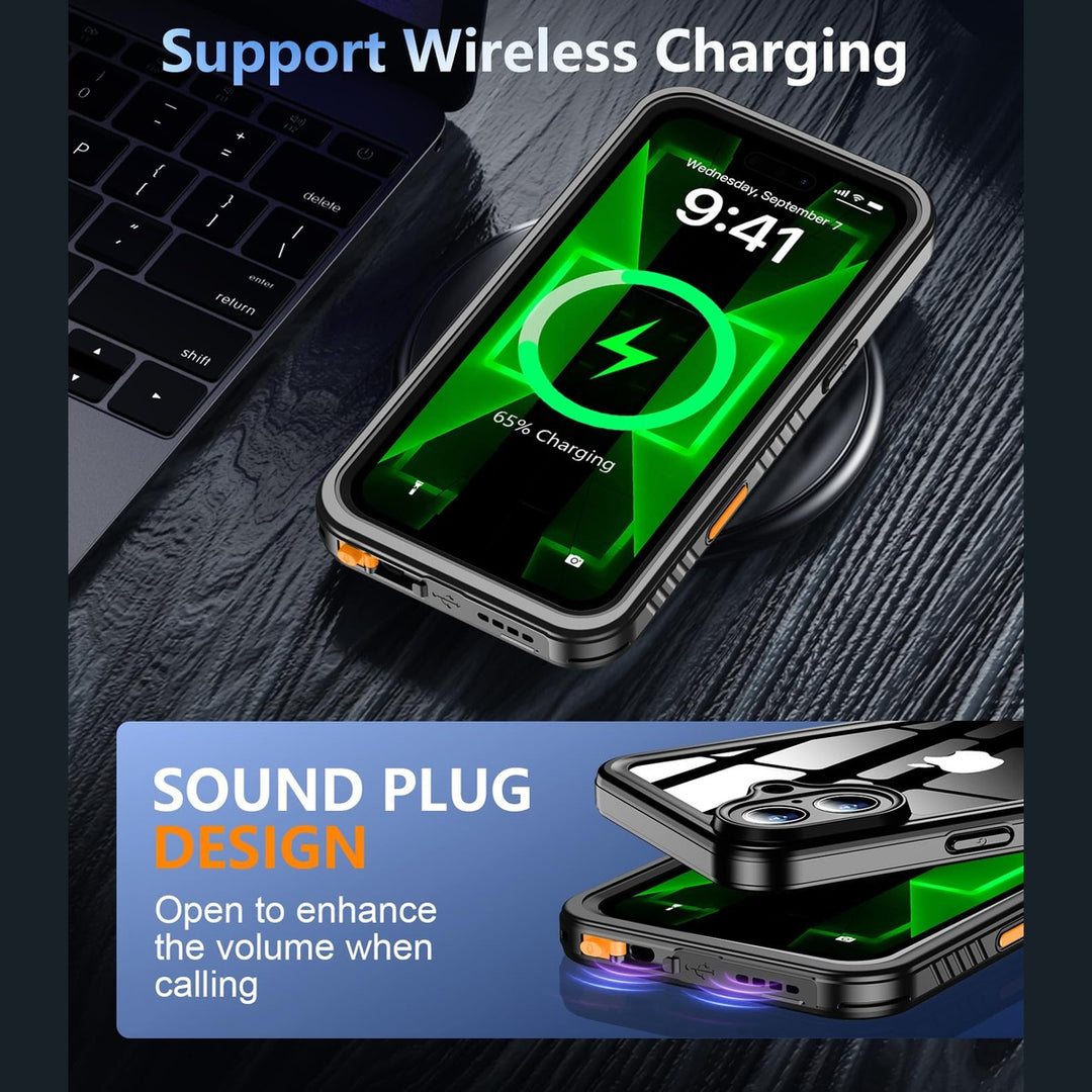 Oneagle IP68 MagSafe Waterproof iPhone 16 Plus Case - DOKUTRONIX