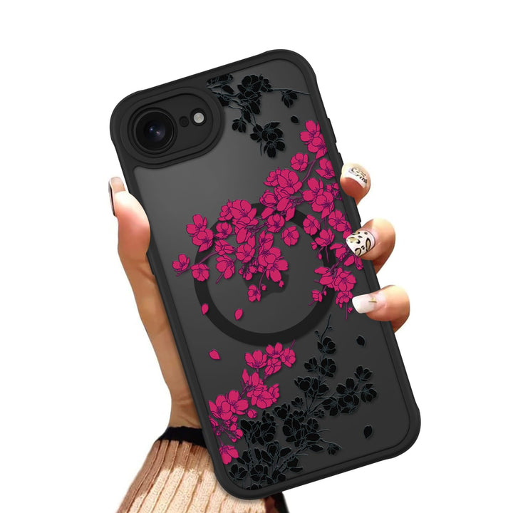 Floral MagSafe Phone Case - White - DOKUTRONIX