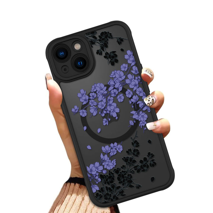 Floral MagSafe Phone Case - White - DOKUTRONIX