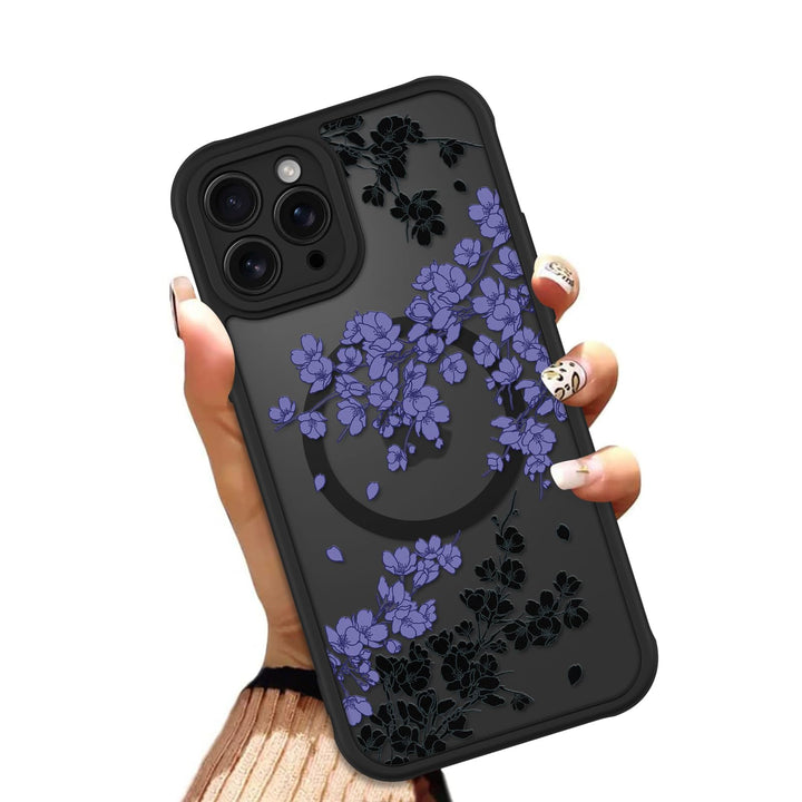 Floral MagSafe Phone Case - White - DOKUTRONIX