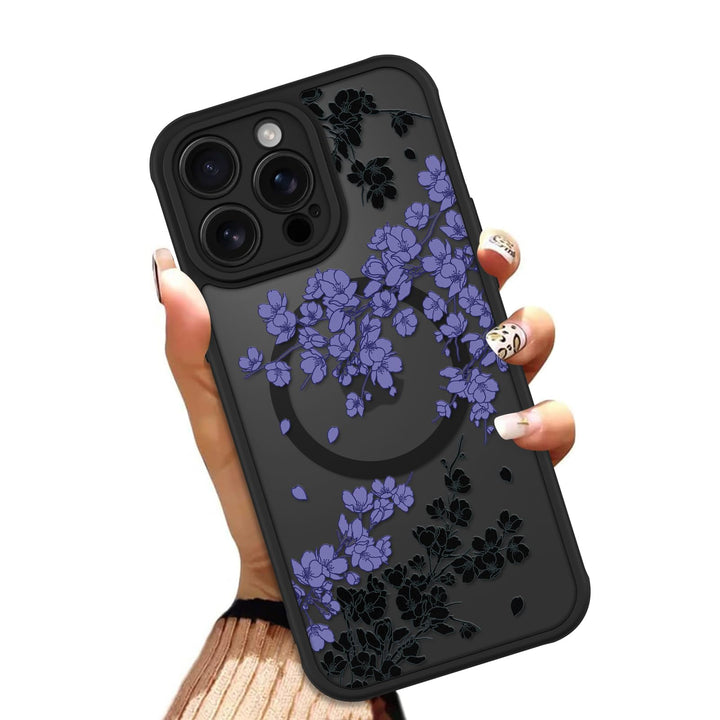 Floral MagSafe Phone Case - White - DOKUTRONIX