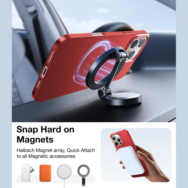 OriginFit MagSafe Slim Case for iPhone 16 Pro Red - DOKUTRONIX