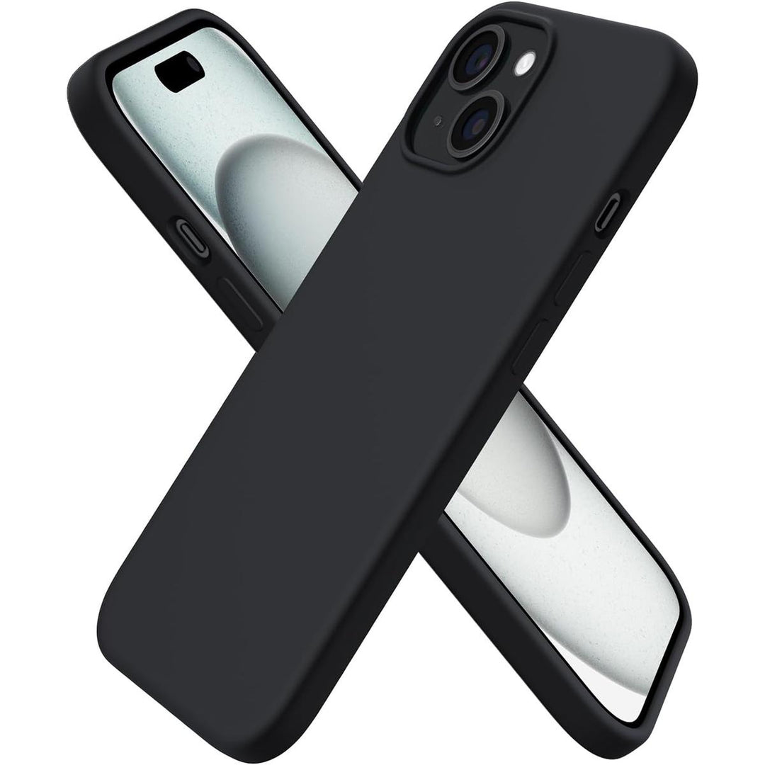 SilkyBlack iPhone 15 Case by ORNARTO - DOKUTRONIX