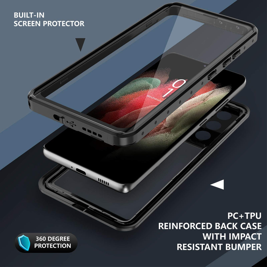 Oterkin AquaShield 360° Case for Galaxy S21 Ultra - DOKUTRONIX